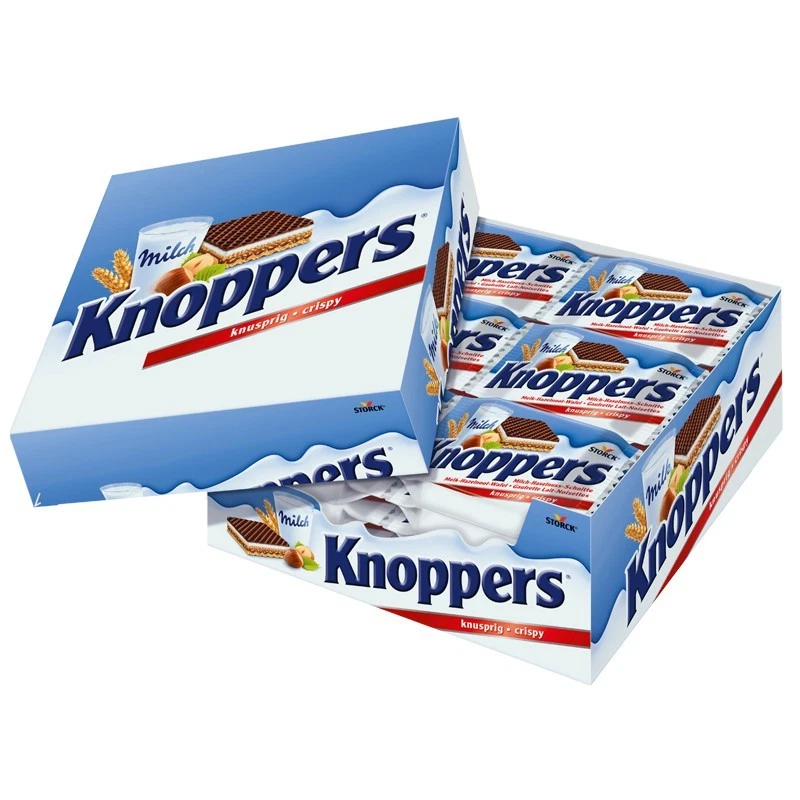 (11,08€/1kg) Storck Knoppers Milch-Haselnuss-Schnitte, 24 Riegel - Bild 1 von 1