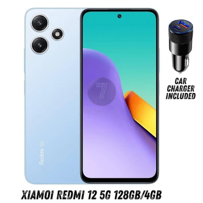 Xiaomi Redmi 12 5G 128GB/4GB GSM Factory Unlocked Dual Sim Phone Sky Blue (New)