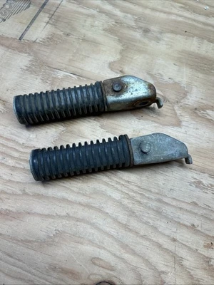 Honda CB200 CB 200 CB200T 1975 75 estriberas traseras reposapiés reposapiés reposapiés Foto 1 de 3