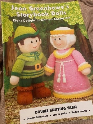 Jean Greenhowe's Knitting Pattern Booklet - STORYBOOK DOLLS (8 characters)