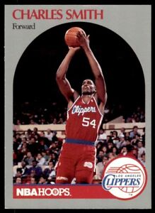 1990-91 NBA Hoops Charles Smith . Los Angeles Clippers #151