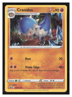 SWSH: Sword & Shield Promo Cards #SWSH274 Cranidos HP - Image 1 of 2