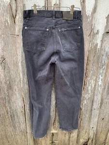 Vintage 1980’s Era Men’s Size Black Size 31/30 Harley Davidson Jeans - Picture 1 of 10