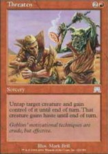 4 Threaten - LP - Onslaught - mtg - x4 4x