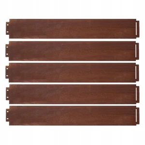 Bordo prato 1 - 5 pz. 15 cm piante bordo aiuole acciaio corten ruggine bordi prato - Foto 1 di 18