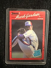 mark gardner rookie Donruss Card-ERROR CARD-NO DOT after INC 