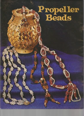 Beading Craft Patterns Propeller Beads Jewelry Necklaces Earrings Vintage M79 - Image 1 of 4