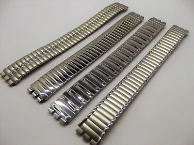 cinturini bracciale a molla x swatch acciaio alluminio misura 17mm gent good top - Immagine 1 di 4