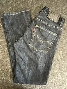 Pantalones de mezclilla ajustados azul oscuro lavados Levi's Strauss 511 28 X 28 16 Reg jóvenes niños 5511-542 - Imagen 1 de 10