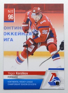 2015-16 BY cards Lokomotiv Yaroslavl Pick a Player Card