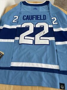 Maillot dédicacé Cole Caufield Montréal Canadiens certifié JSA