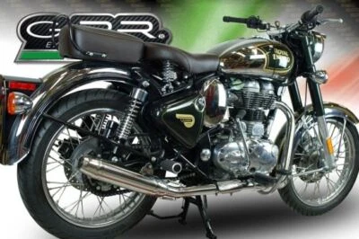 Royal Enfield Classic/Bullet 500 17-20 GPR Exhaust Slipon Silencer Deeptone Inox - Image 1 of 4