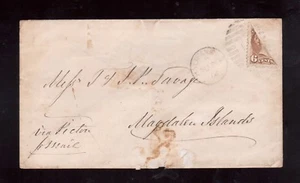 Canadá #39a Muy Fino Usado Bisecta a Islas Magdalenas **Con Certificado** - Imagen 1 de 3