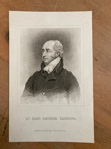 Honorable George Canning UK Prime Minister Litho Art Print - Perfect for Framing - Picture 1 of 1