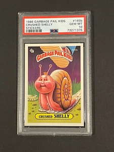 1986 Garbage Pail Kids CRUSHED SHELLY #145b PSA 10 GEM MINT new Slab! - Picture 1 of 3