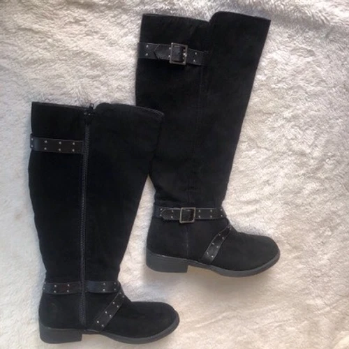 BOTAS MUJER REPORT NEGRAS HASTA LA RODILLA TALLA 5.5 Foto 1 de 4