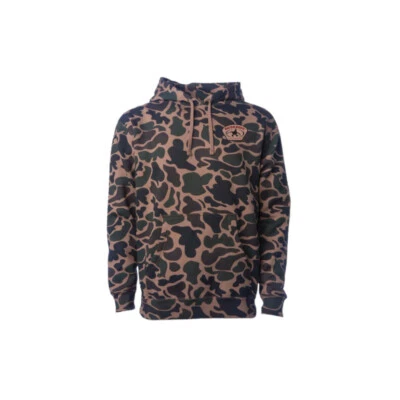 Rig'Em Right Outdoors Gunner Hoodie Brown Old School Camo - Image 1 of 2