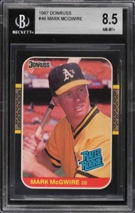 1987 DONRUSS MARK MCGWIRE ROOKIE #46 BGS 8.5 - Picture 1 of 2