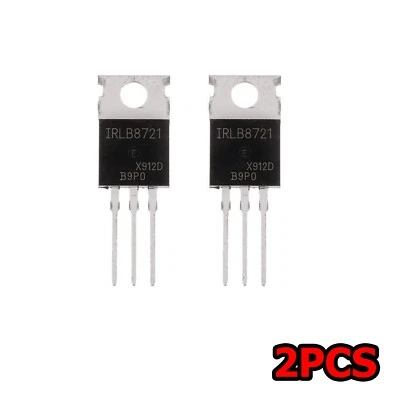 KNR 2PCS IRLB8721PBF N-Channel Power MOSFET Transistor 30V 62A TO-220 IRLB8721
