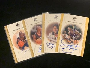 2000-01 SP Auténtico Sign of the Times Elige tu tarjeta de baloncesto - Imagen 1 de 9