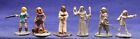 6 Metall Miniaturen Ral Partha 98-xxx Adventurers TSR LOTR D&D mit Farbe 1979-82