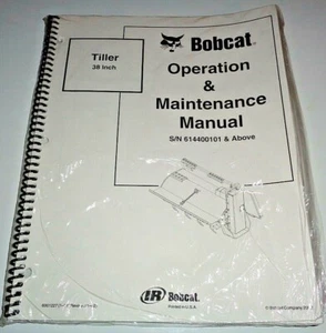 Bobcat 38-Inch Tiller Operation & Maintenance Manual ORIGINAL! NOS! 2002 6901227 - Picture 1 of 3