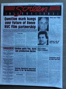 SCREEN INTERNATIONAL #530 - 11.-16. JANUAR 1986 - REEVE NVC - GORDON BEENDET FOX - Bild 1 von 1