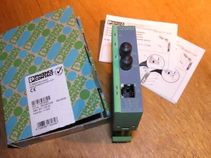 New - Phoenix 2708986 FL MC 10/100 BASE-T/FO G1300 ST FO converter original box - Imagen 1 de 7
