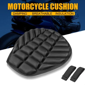 Motorcycle 3D Comfort Gel Seat Cushion Universal Air Pillow Pad Cover Pressure - Picture 1 of 12