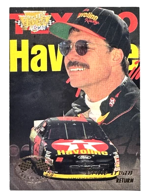 ERNIE IRVAN 1996 Fleer Ultra FRESH START NASCAR Racing Card #U91 - Image 1 of 4