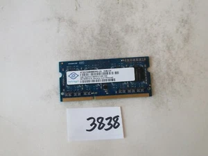 Nanya NT2GC64B88B0NS-CG 2Gb PC3-10600 1333Mhz DDR3 SODIMM Laptop Memory RAM 3838 - Picture 1 of 2