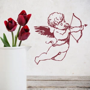 Cherub Angel Cupid Wall Sticker WS-17684 - Picture 1 of 11