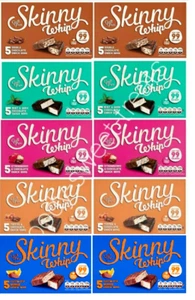 50 Assorted Skinny Whip Bars Strawberry, Toffee, Double Choc, Mint, Choc Orange - Picture 1 of 1