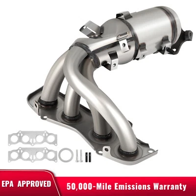 Catalytic Converter Exhaust Manifold Fit Toyota Camry 2.4L Engine 2002-2006 - Imagem 1 de 4