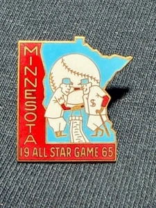 Pin de prensa original All Star Game 1965 excelente estado Minnesota - Imagen 1 de 2