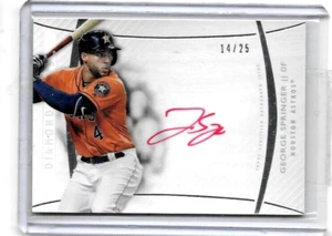 GEORGE SPRINGER 2017 TOPPS DIAMOND ICONS CERTIFIED AUTOGRAPH#/25 - Picture 1 of 1