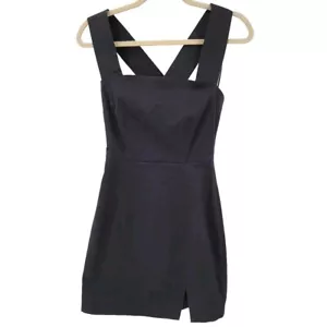 Neu mit Etikett Finders Keepers Revolve Damen XS Destination Minikleid Kreuzrücken schwarz - Bild 1 von 12