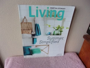 MARTHA STEWART LIVING MAGAZINE  "SUMMER SIMPLIFIED "  AUGUST , 2010 - Picture 1 of 4