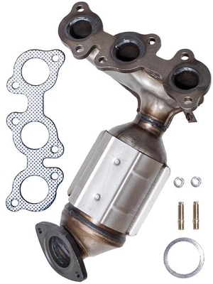 Front Right Catalytic Converter for 2004 Toyota Solara 3.3L V6 GAS DOHC - Image 1 of 4