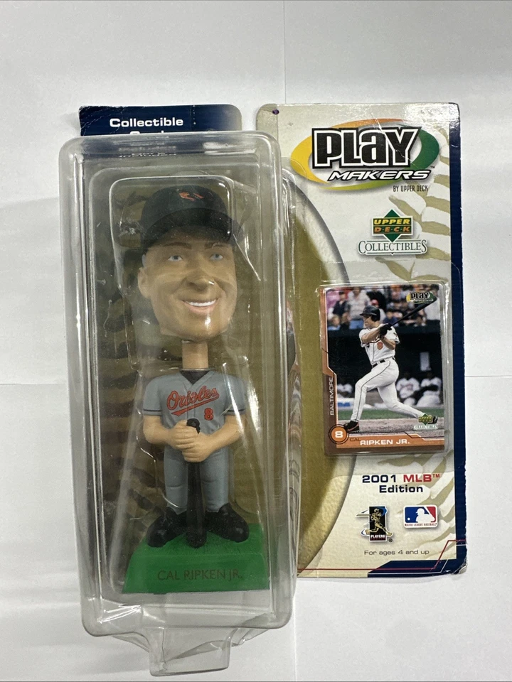 2001 Upper Deck Play Makers Cal Ripken Jr Bobblehead Baltimore Orioles