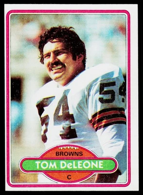 Tom DeLeone, 1980 Topps, #129, Cleveland Browns, - Image 1 of 2