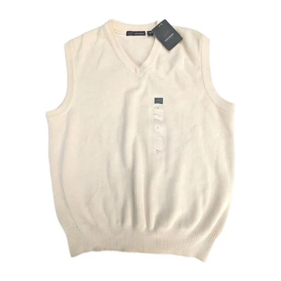 NUEVO CON ETIQUETAS Greg Norman Marfil Tejido Golf Chaleco Para Hombres Talla M Suéter Chaleco  Foto 1 de 4
