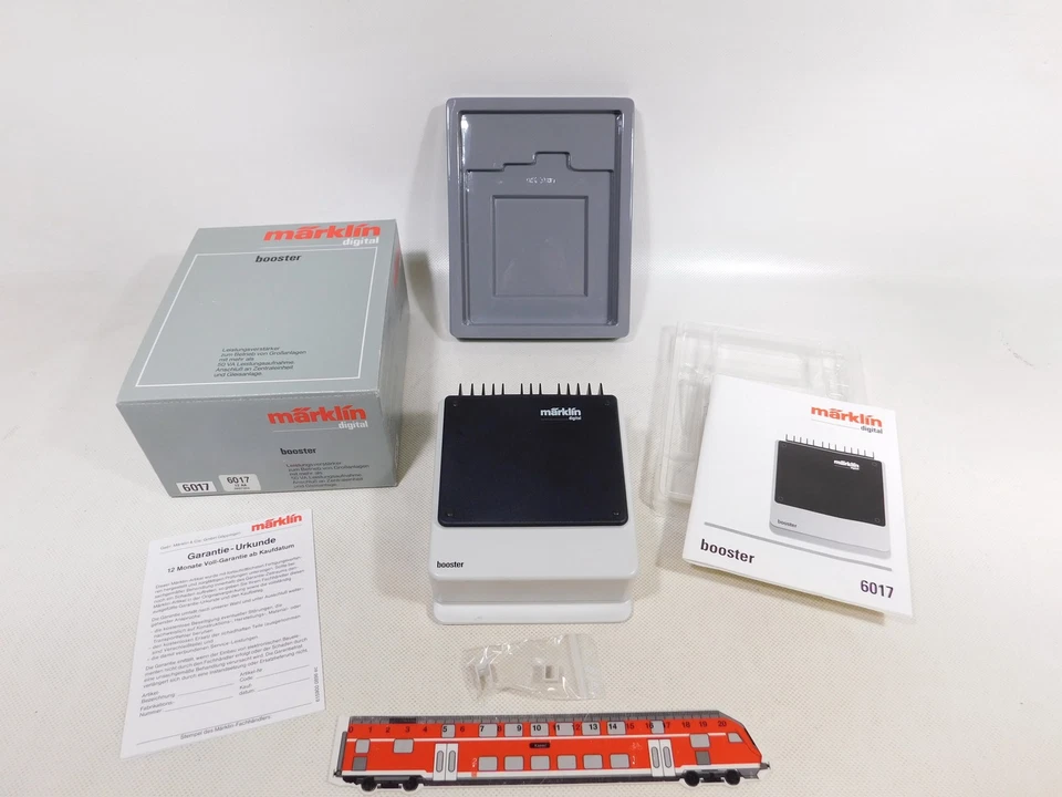 Усилитель цифровой Märklin H0 AC 6017 без адаптера кабель 50 ВА коробка #DS570-3 - Изображение 1 из 4