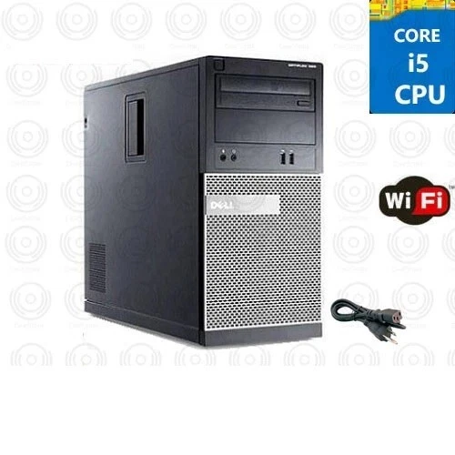 Fast Dell Desktop Computer PC Core i5 8GB 250GB SSD WiFi PC Windows 7 32 bit - Image 1 of 1