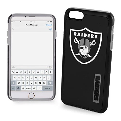 Funda híbrida FOCO NFL Las Vegas Raiders para iPhone 8+, 7+, 6S+, 6+ (5,5") Foto 1 de 1