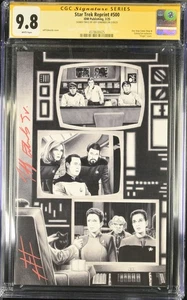 STAR TREK #500 "GARY SEVEN WATCHES" GALAXYCON (B/W) CGC SS 9.8 Signed by Edwards - Picture 1 of 2