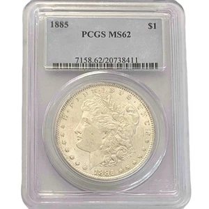 1885 Morgan Silver Dollar MS62 PCGS - Picture 1 of 2