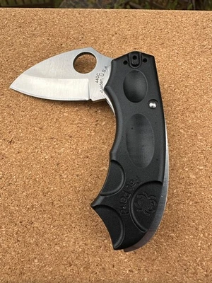 Spyderco Meerkat Folding Knife Phantom Lock Made In USA C64PBK - Image 1 of 4