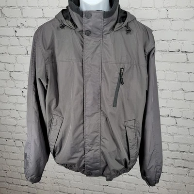 Chaqueta con Capucha Free Country Gris Mountain Extreme Series Cremallera Completa Talla Grande L Foto 1 de 4