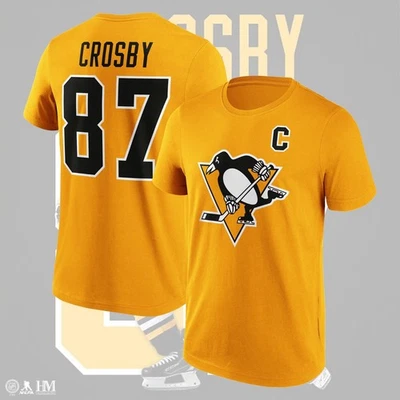 HOT SALE! Sidney Crosby #87 Pittsburgh Penguins 2025 Name & Number Fan Gifts - Image 1 of 4